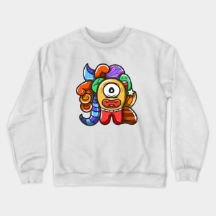 Monster Character Doodle Art Crewneck Sweatshirt